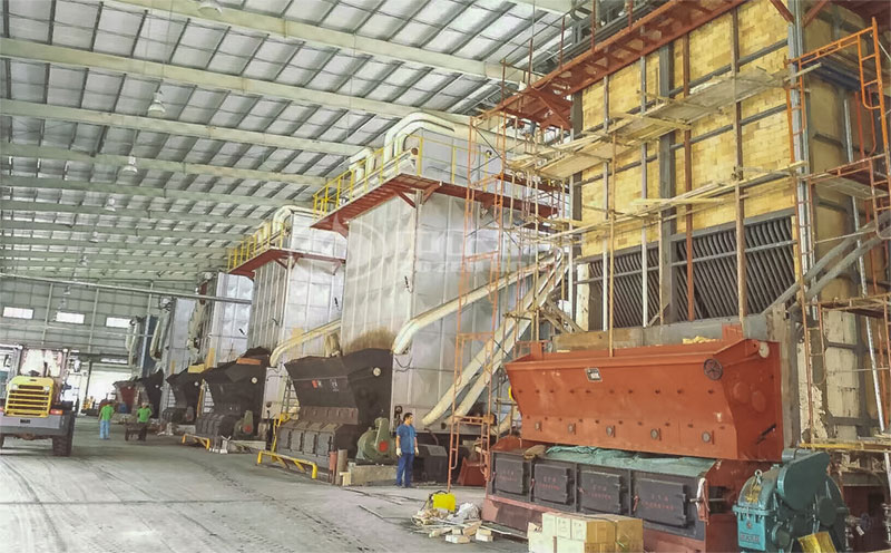 中正6噸生物質(zhì)鍋爐實拍